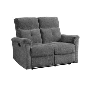 Treyton Gray Motion Loveseat - Ornate Home