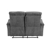 Treyton Gray Motion Loveseat - Ornate Home