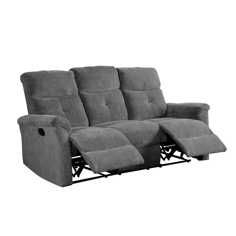 Treyton Gray Motion Sofa - Ornate Home