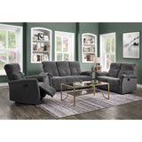 Treyton Gray Motion Sofa - Ornate Home