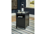 Treytown Black Chairside End Table (Online Special Price) - Ornate Home