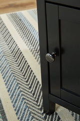 Treytown Black Chairside End Table - Ornate Home