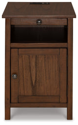 Treytown Brown Chairside End Table - Ornate Home