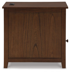 Treytown Brown Chairside End Table - Ornate Home