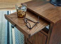 Treytown Brown Chairside End Table - Ornate Home