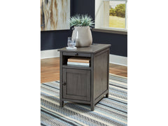 Treytown Gray Chairside End Table - Ornate Home