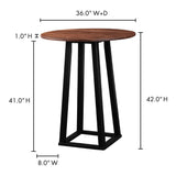 Tri Mesa Brown Bar Table - Ornate Home