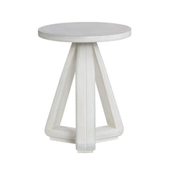 Triad White Accent Table - Ornate Home