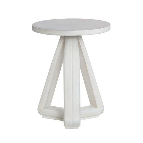 Triad White Accent Table - Ornate Home