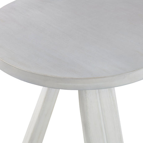 Triad White Accent Table - Ornate Home