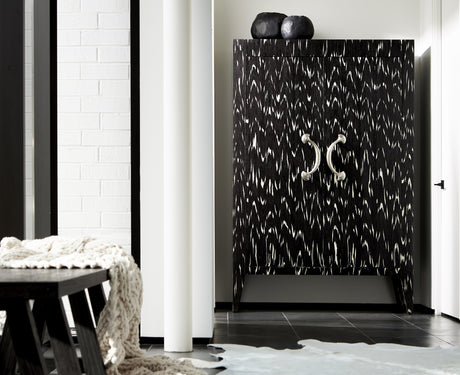 Trianon Engineered Contrast Ebony Armoire - Ornate Home