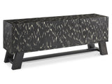 Trianon Engineered Contrast Ebony Entertainment Credenza - Ornate Home
