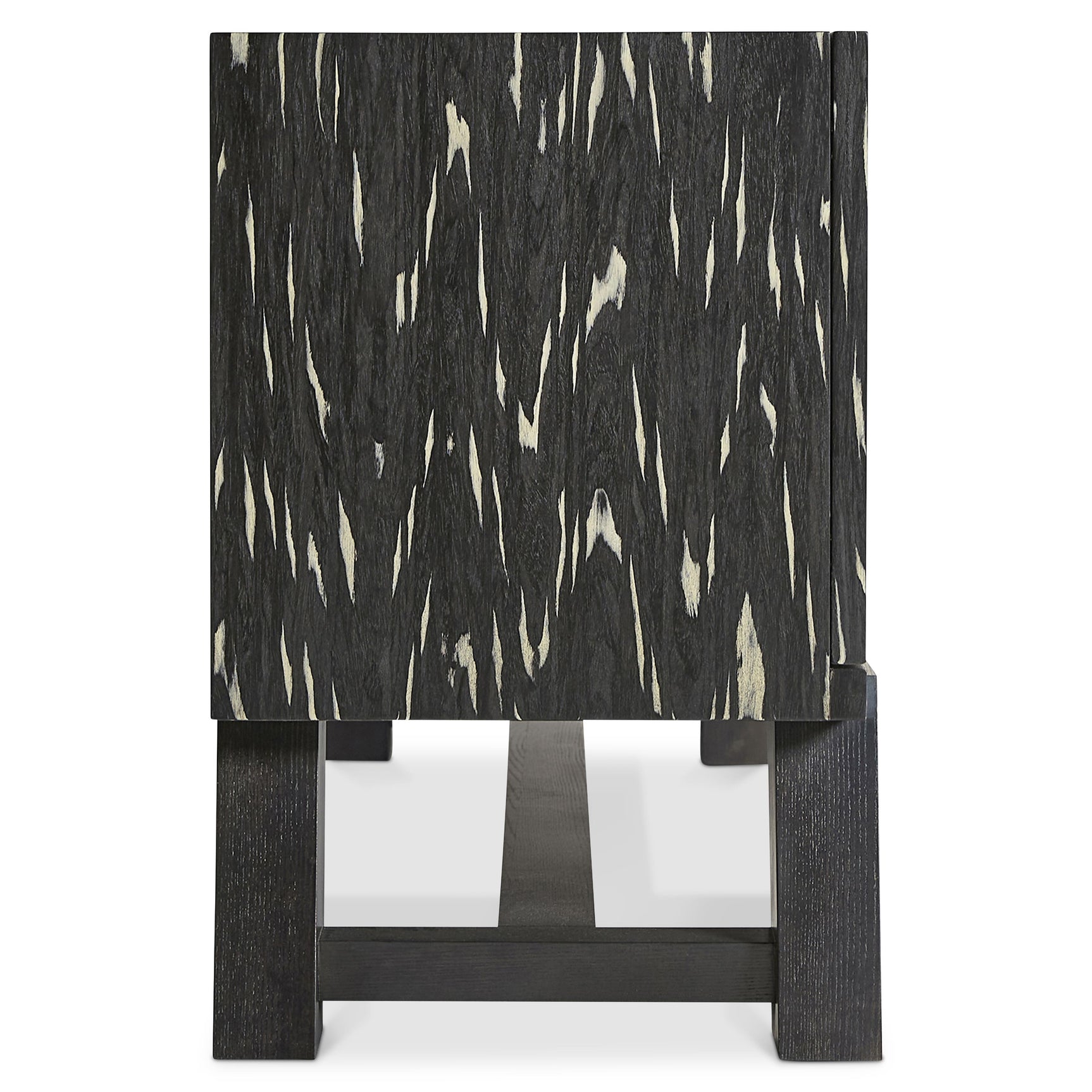 Trianon Engineered Contrast Ebony Entertainment Credenza - Ornate Home