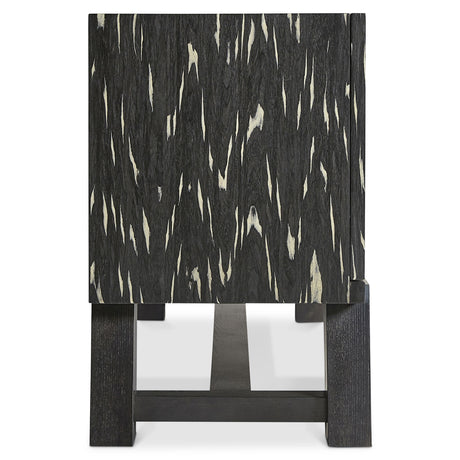 Trianon Engineered Contrast Ebony Entertainment Credenza - Ornate Home