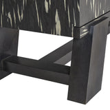 Trianon Engineered Contrast Ebony Entertainment Credenza - Ornate Home