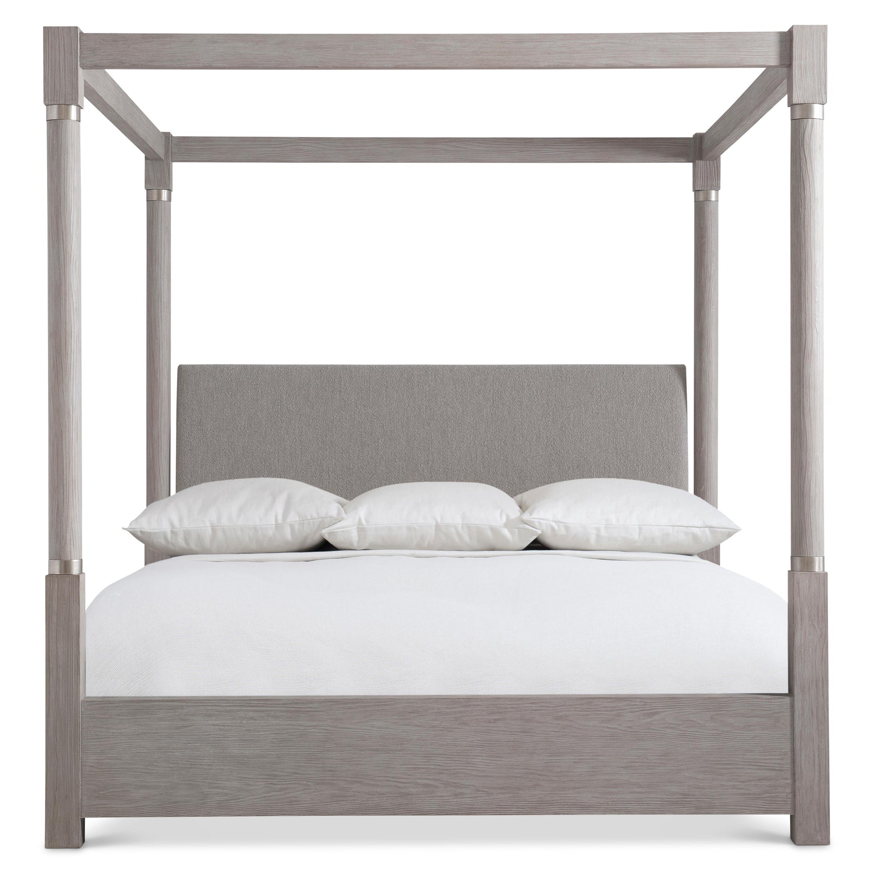 Trianon Gris/Grey Canopy King Bed - Ornate Home