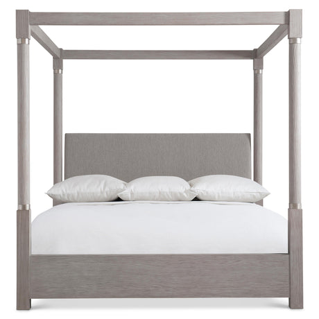 Trianon Gris/Grey Canopy King Bed - Ornate Home