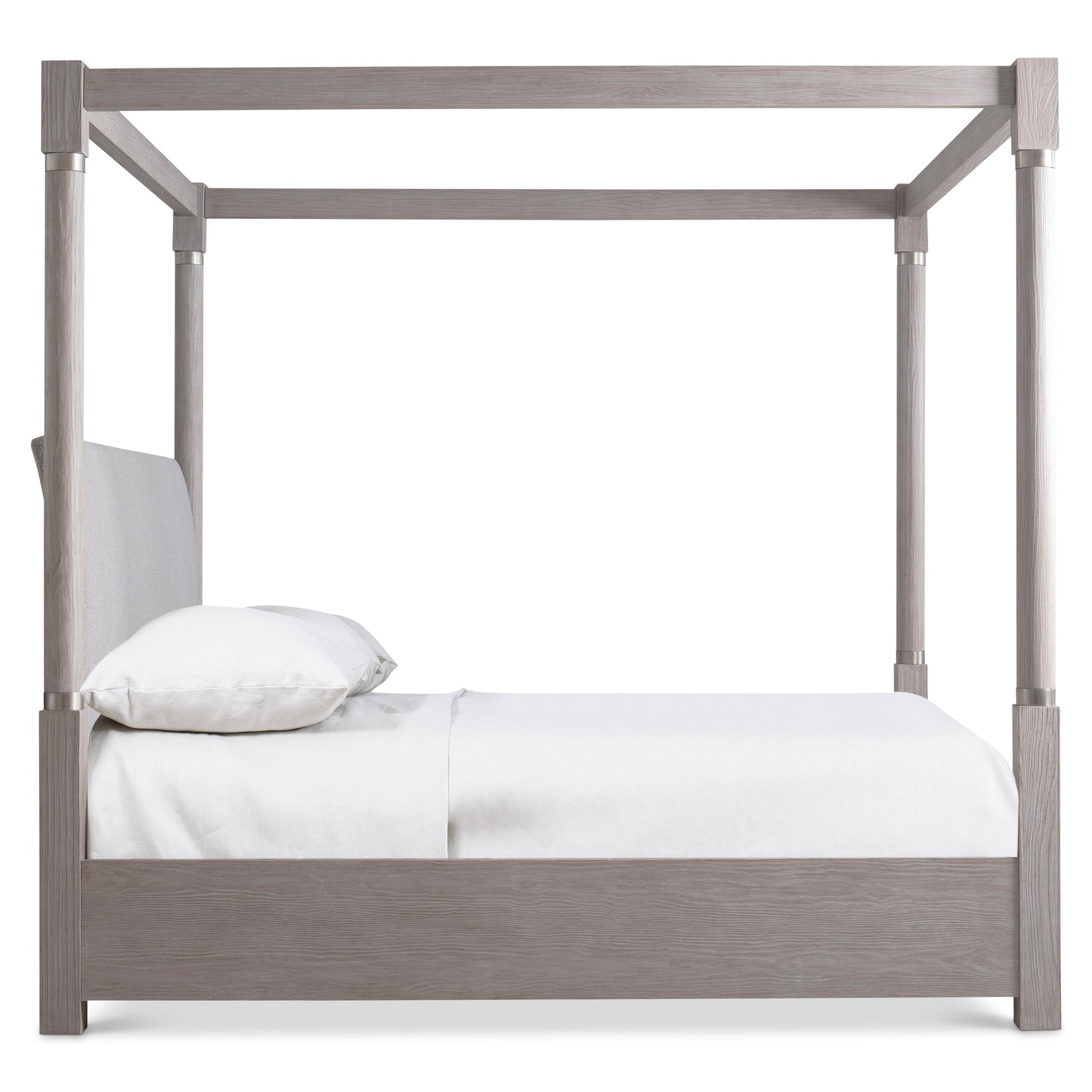 Trianon Gris/Grey Canopy King Bed - Ornate Home