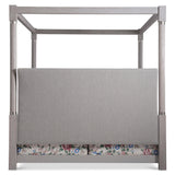 Trianon Gris/Grey Canopy King Bed - Ornate Home