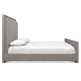 Trianon Gris/Grey Panel King Bed - Ornate Home