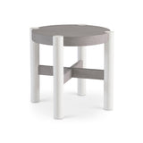 Trianon Quarry/Gris Side Table - Ornate Home