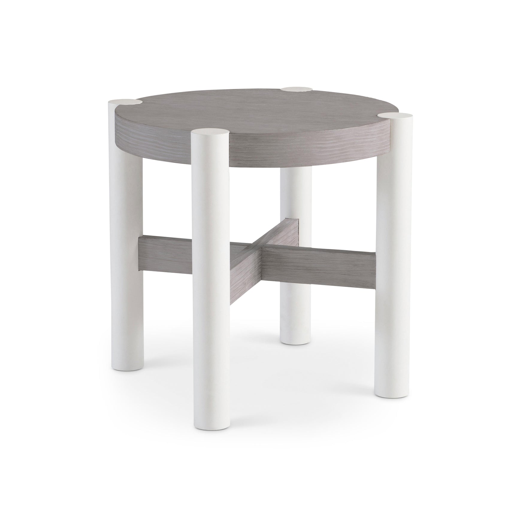 Trianon Quarry/Gris Side Table - Ornate Home
