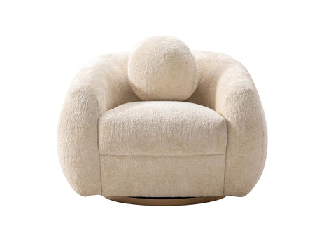 Tribeca Accent Chair in Cream - Ornate Home