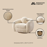 Tribeca Accent Chair in Cream - Ornate Home