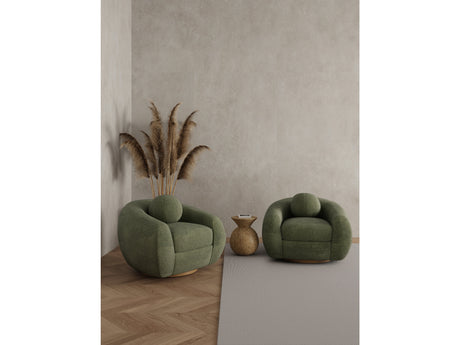 Tribeca Accent Chairs in Olive Green (set of 2) - Ornate Home