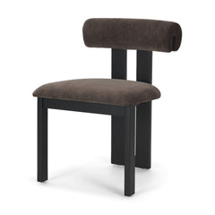 Tribeca Charcoal/Black Open Back Dining Side Chair (Set of 2) - Ornate Home