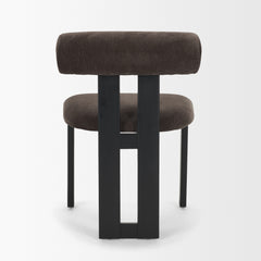 Tribeca Charcoal/Black Open Back Dining Side Chair (Set of 2) - Ornate Home