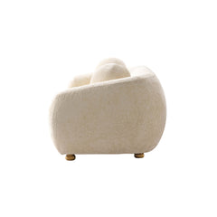 Tribeca Sofa and Accent Chair in Cream (set of 2) - Ornate Home