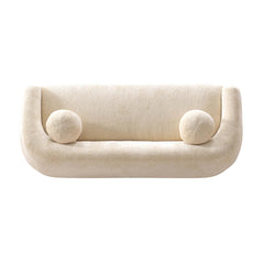 Tribeca Sofa and Accent Chair in Cream (set of 2) - Ornate Home