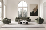 Tribeca Sofa and Accent Chairs in Olive Green (set of 3) - Ornate Home