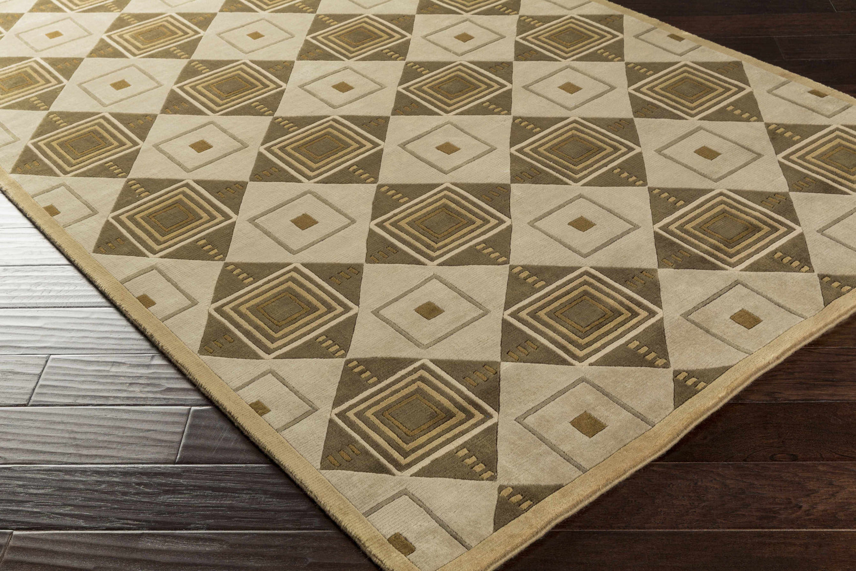 Tribune Premium Wool Area Rug - Clearance - Ornate Home