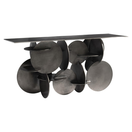 Tribus Graphite Console Table - Ornate Home