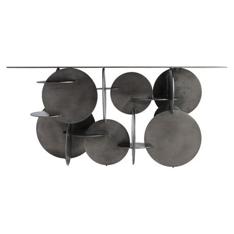 Tribus Graphite Console Table - Ornate Home