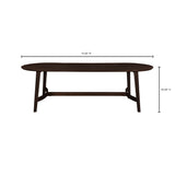 Trie Brown Small Dining Table - Ornate Home