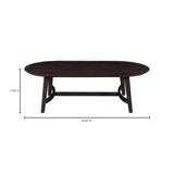 Trie Dark Brown Coffee Table - Ornate Home