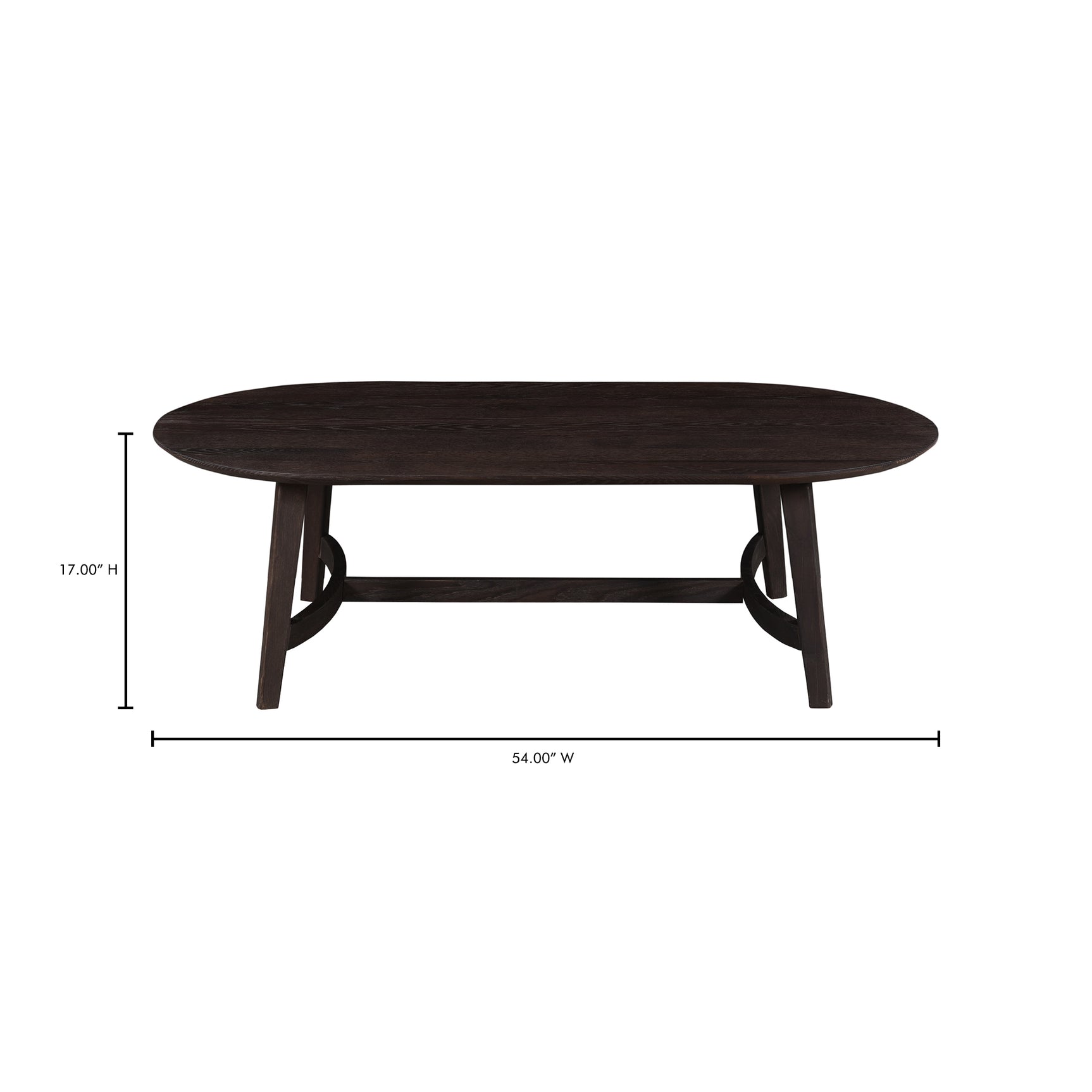 Trie Dark Brown Coffee Table - Ornate Home