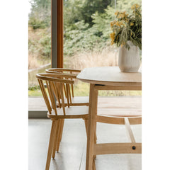 Trie Natural Small Dining Table - Ornate Home