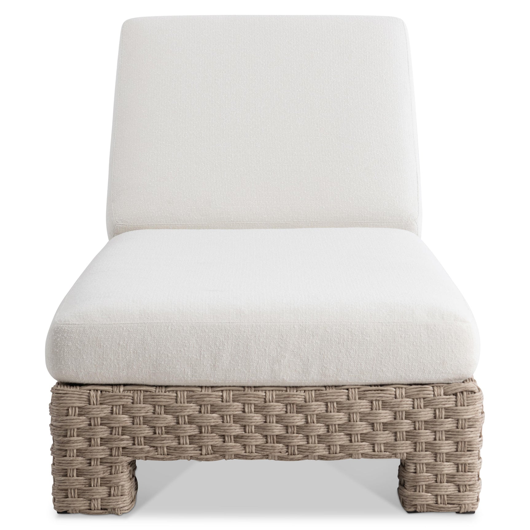 Trieste Pampas/White/Cream Outdoor Chaise - Ornate Home