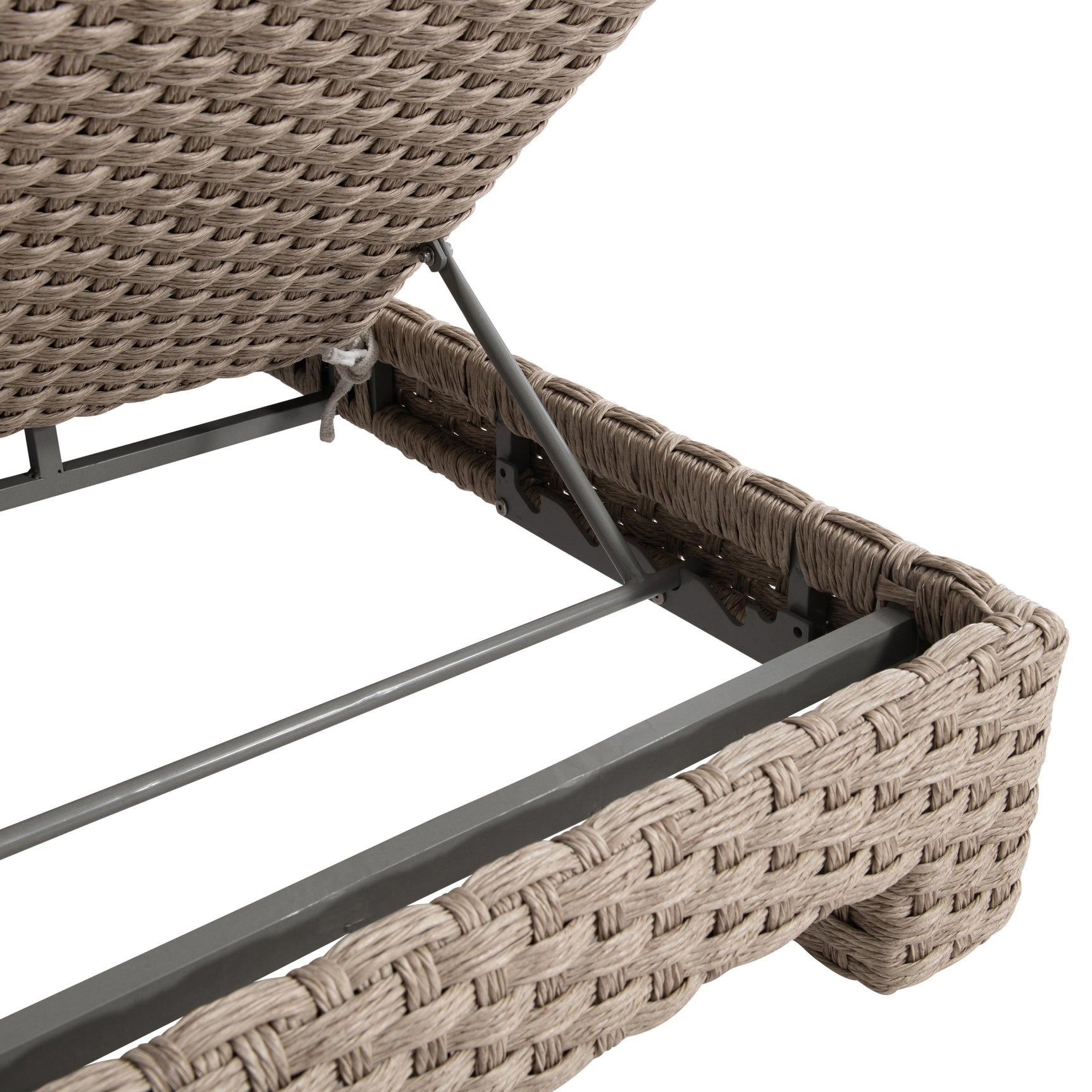 Trieste Pampas/White/Cream Outdoor Chaise - Ornate Home