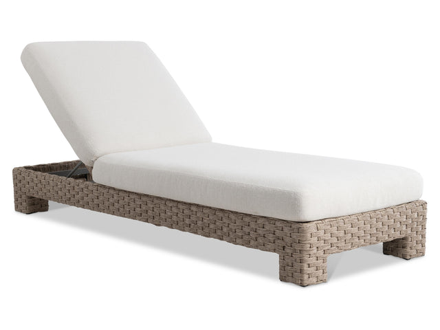 Trieste Pampas/White/Cream Outdoor Chaise - Ornate Home