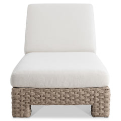 Trieste Pampas/White/Cream Outdoor Chaise - Ornate Home
