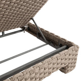 Trieste Pampas/White/Cream Outdoor Chaise - Ornate Home