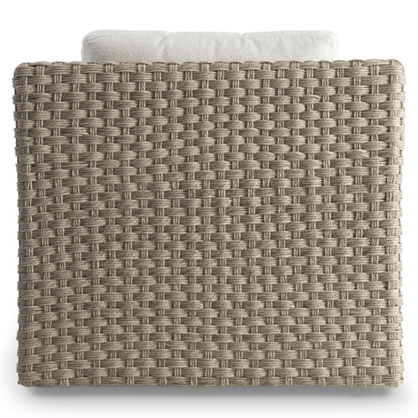 Trieste Pampas/White/Cream Outdoor Swivel Chair - Ornate Home