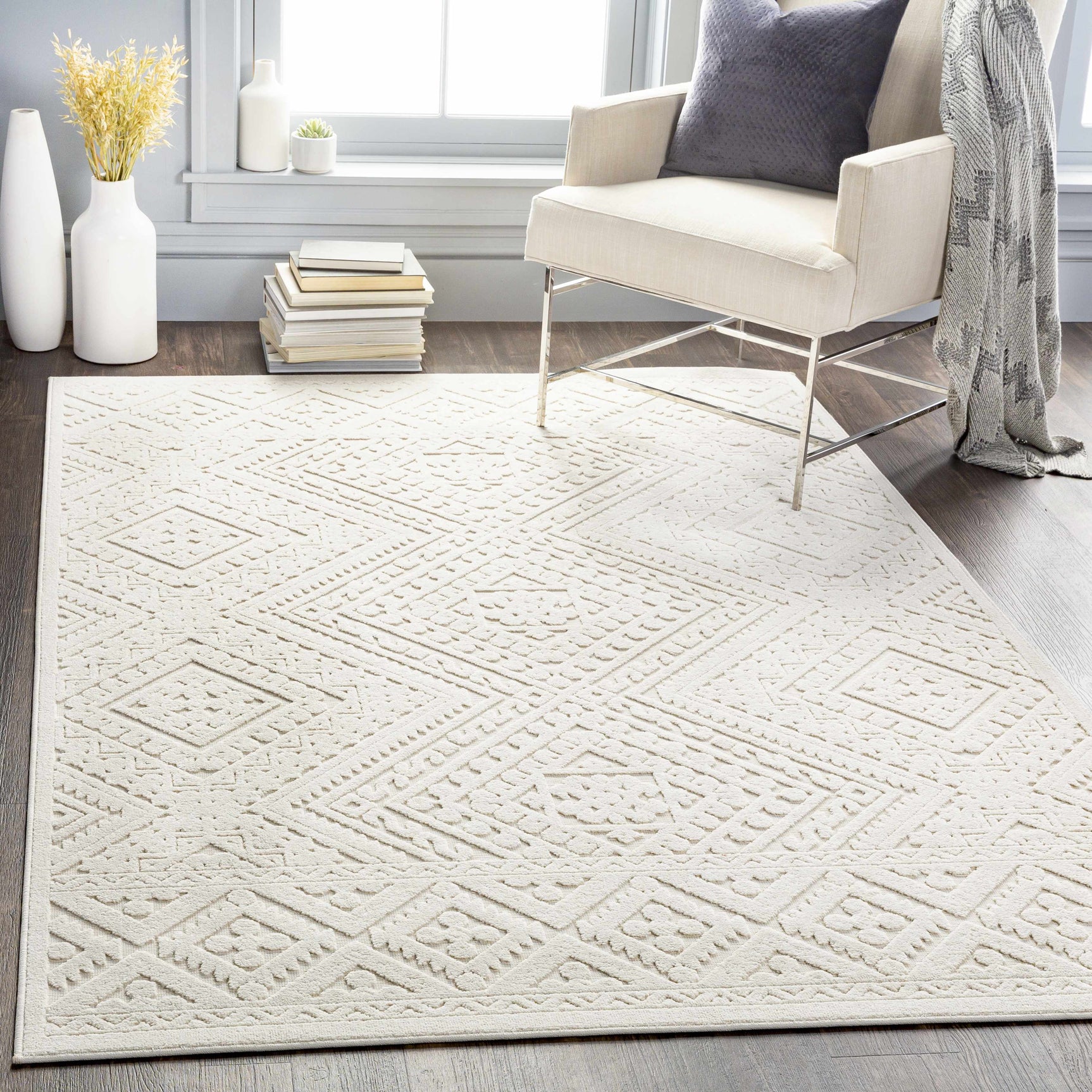 Trigg 3D Outdoor Area Rug - Ornate Home