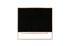 Trillium Loveseat in Black and Gold - Ornate Home