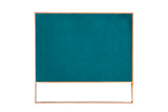 Trillium Sofa in Aqua Blue and Gold - Ornate Home